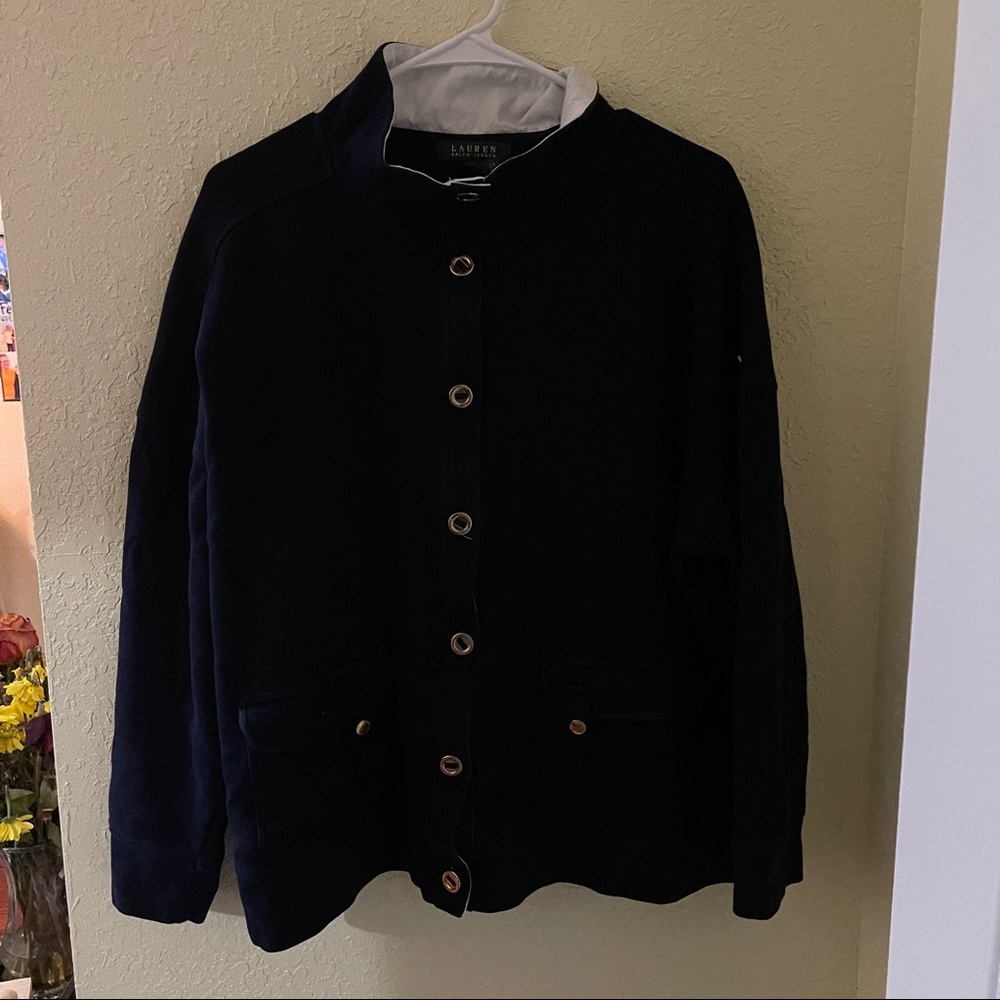 Ralph Lauren button up sweater jacket